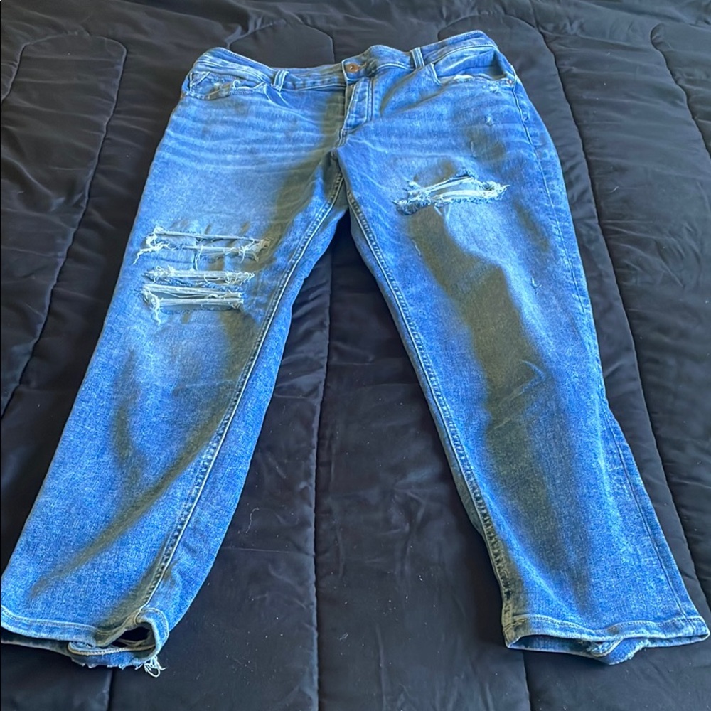 Maurices Blue Boyfriend Jeans